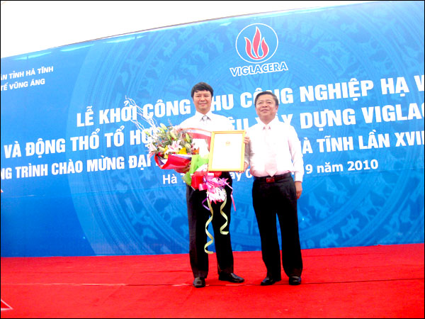VIGLACERA khẳng định đầu tư những công nghệ hiện đại nhất vào Tổ hợp VLXD Can Lộc - tỉnh Hà Tĩnh