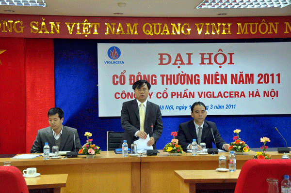 Đại hội cổ đông thường niên 2011 Công ty CP Viglacera Hà Nội