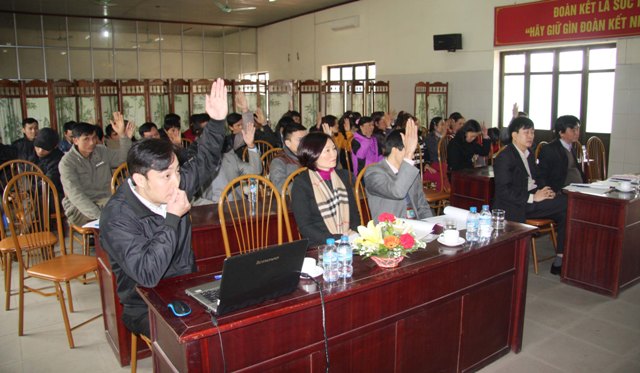Công ty CP Viglacera Hữu Hưng tổ chức Hội nghị Người lao động năm 2015