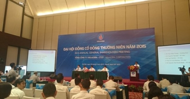 (Bizlive) - ĐHĐCĐ Viglacera: Tăng vốn điều lệ lên 3.070 tỷ, niêm yết cổ phiếu trong năm 2015