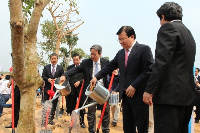 (Dân trí) - Phú Thọ: Khởi công KCN ưu tiên phát triển gần đường cao tốc Nội Bài - Lào Cai