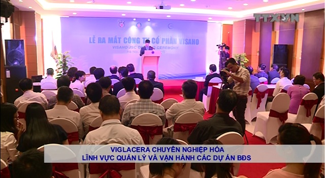 Lễ ra mắt Công ty CP Visaho phát trên Đài TH Thông tấn xã Việt Nam