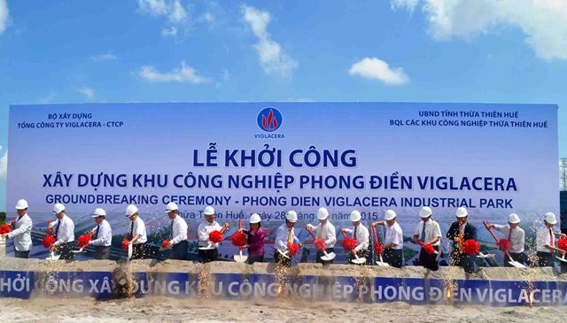 (Công thông tin điện tử tỉnh Thừa Thiên Huế) - Khởi công Khu công nghiệp Phong Điền – Viglacera
