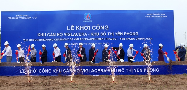Viglacera khởi công nhà ở công nhân – đón đầu nhu cầu về nhà ở cho cán bộ, công nhân tại KCN Yên Phong – Bắc Ninh