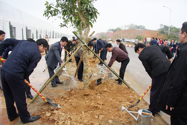 Viglacera phát động Tết trồng cây Xuân Bính Thân 2016 tại KCN Phú Hà – Phú Thọ