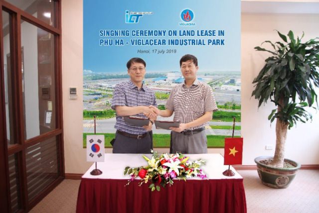 Viglacera Phu Ha Industrial Park attracts many high technology enterprises