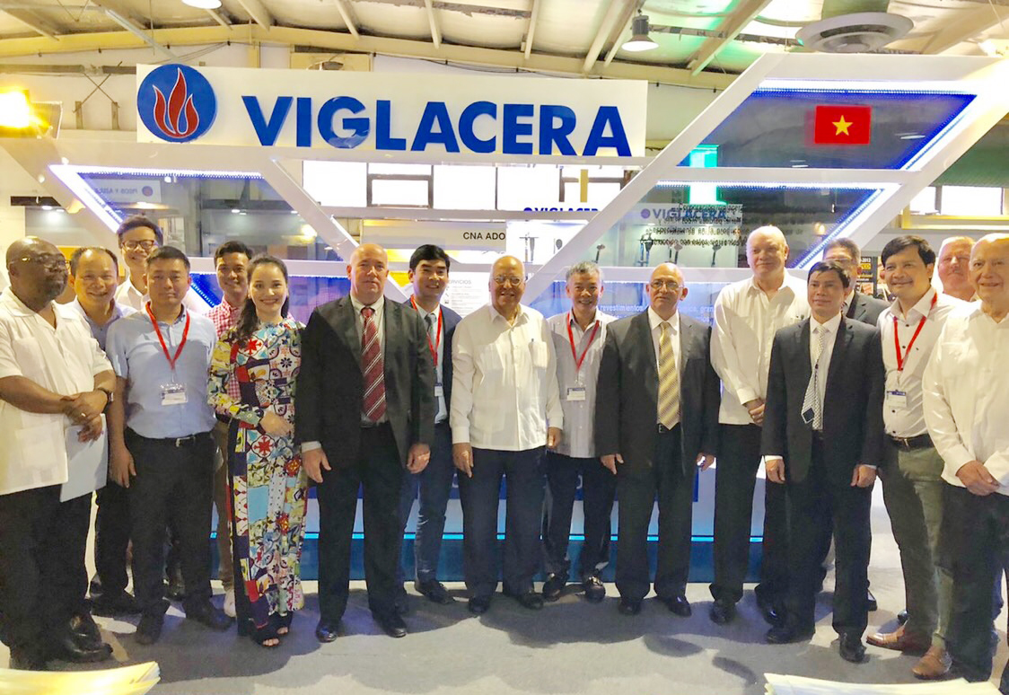 Fecons exhibition in Cuba: Viglacera booth is a bright spot to attract partners and customers